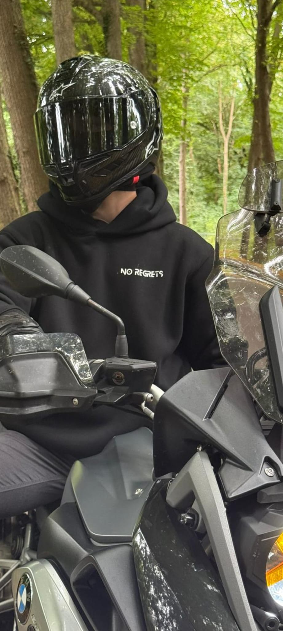 NoRegrets oversized Hoodie