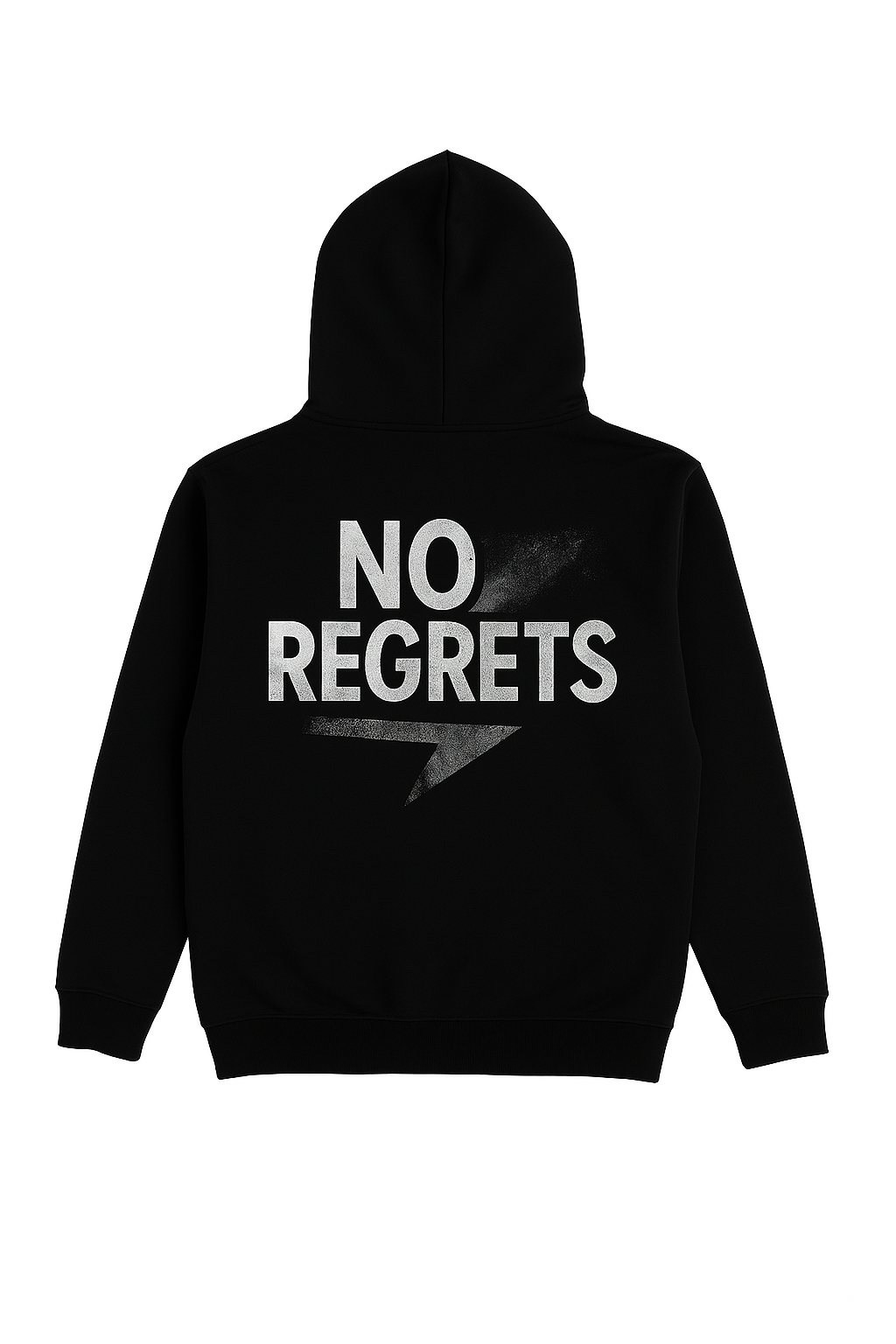 #NoRegrets Fleece Oversized Hoodie