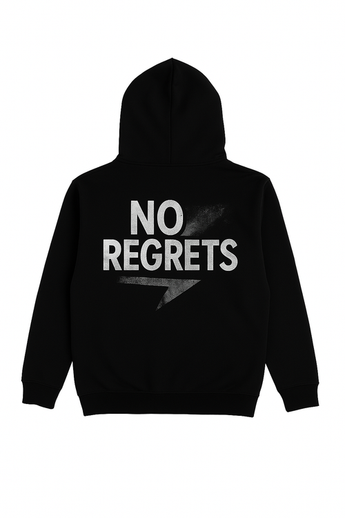 #NoRegrets Fleece Oversized Hoodie