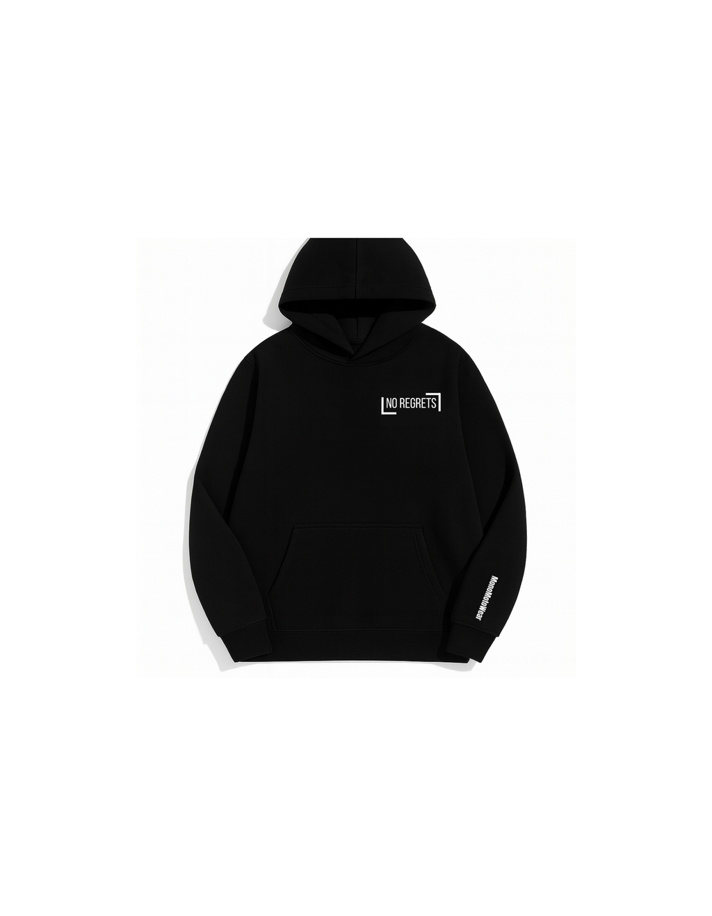 #NoRegrets Fleece Oversized Hoodie