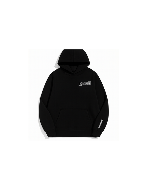 #NoRegrets Fleece Oversized Hoodie