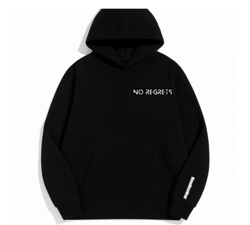 #NoRegrets oversized Hoodie